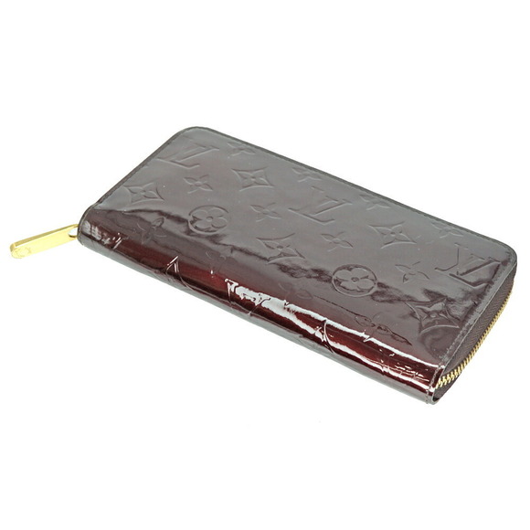 Louis Vuitton Zippy Vernis Patent Long Wallet Purple Bordeaux Amarante - Picture 1 of 6